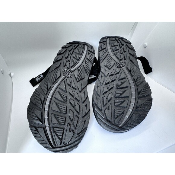 CHACO MEN\'S ZCLOUD SANDAL ADJUSTABLE STRAPS Solid Black SIZE 10 Comfort Hiking